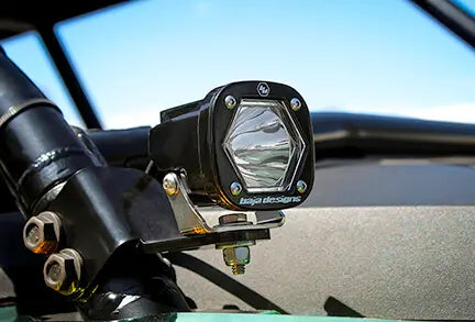 BAJA DESIGNS S1 SPOT LED LIGHT W/ MOUNTING BRACKET PAIR