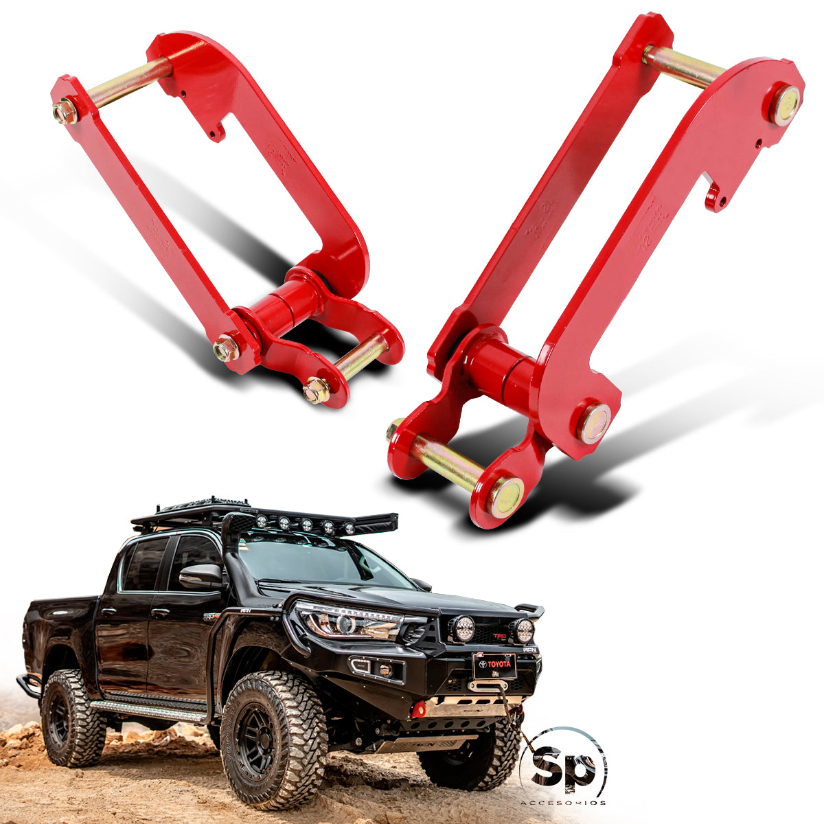 COLUMPIOS SUSPENSIÓN SUAVIDAD PARA TOYOTA HILUX 2016 A 2021 TRASERO