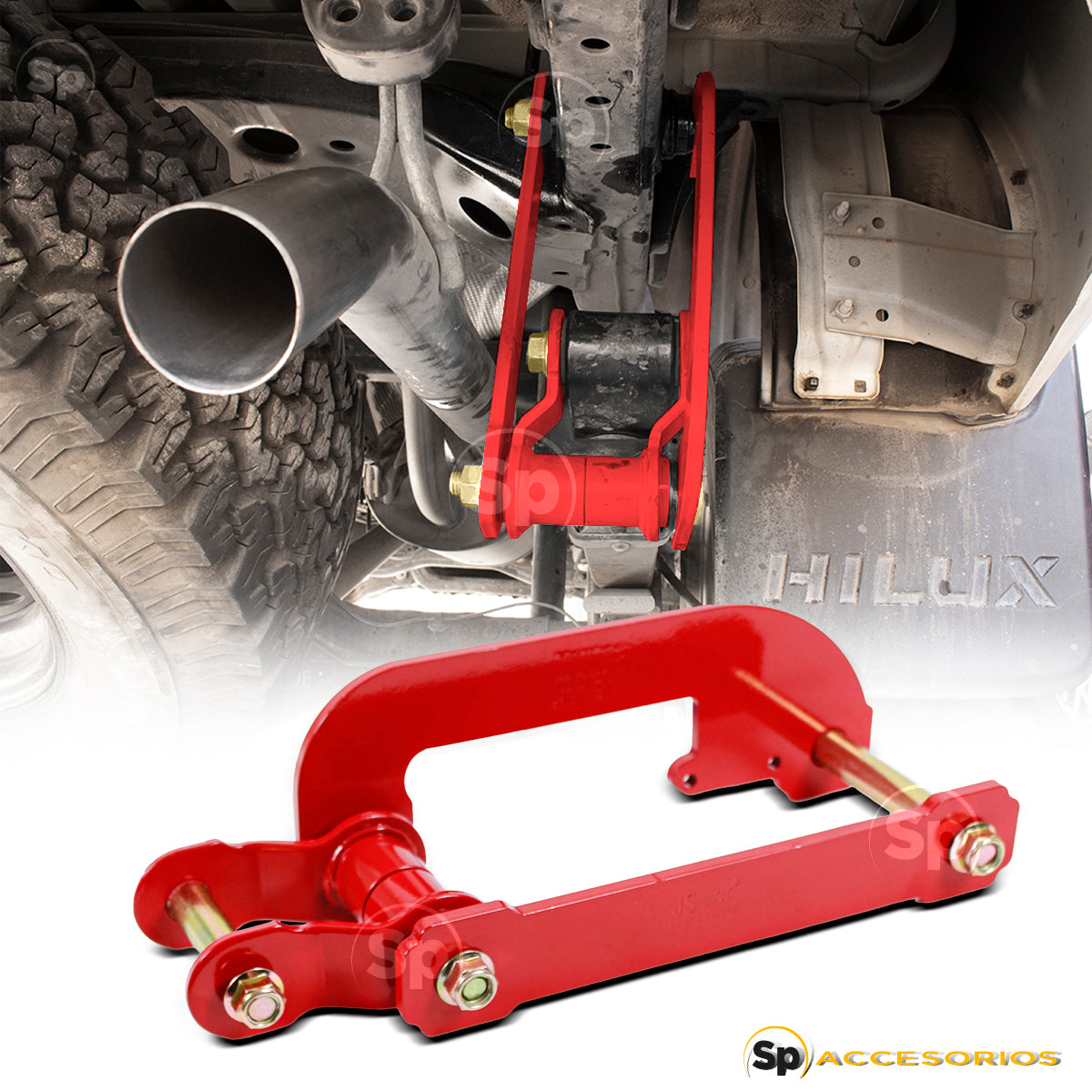 COLUMPIOS SUSPENSIÓN SUAVIDAD PARA TOYOTA HILUX 2016 A 2021 TRASERO