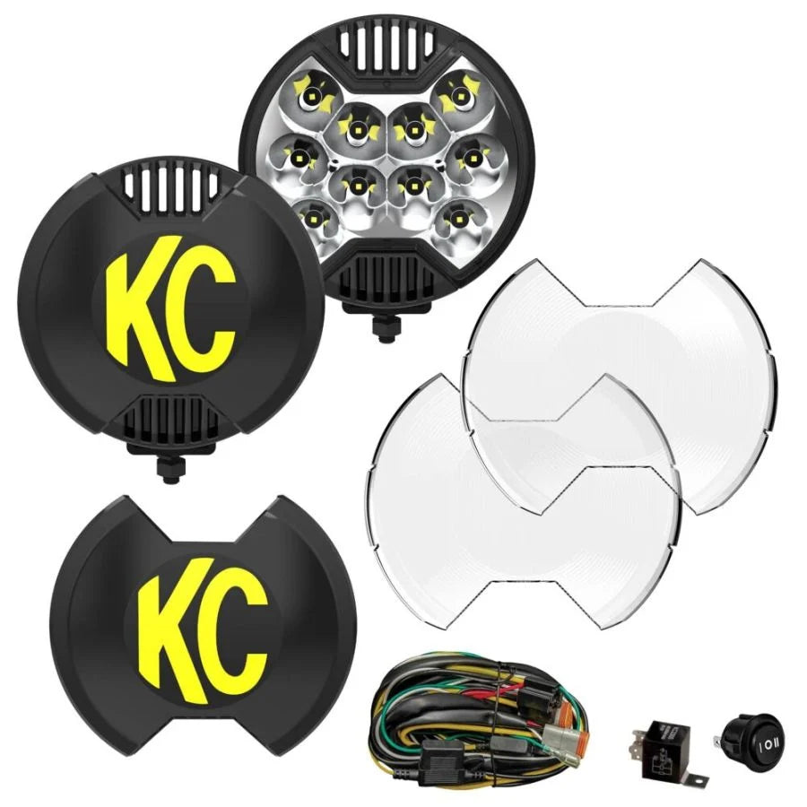 PAR DE LED KC SLIMLITE 6"/ KIT MAESTRO