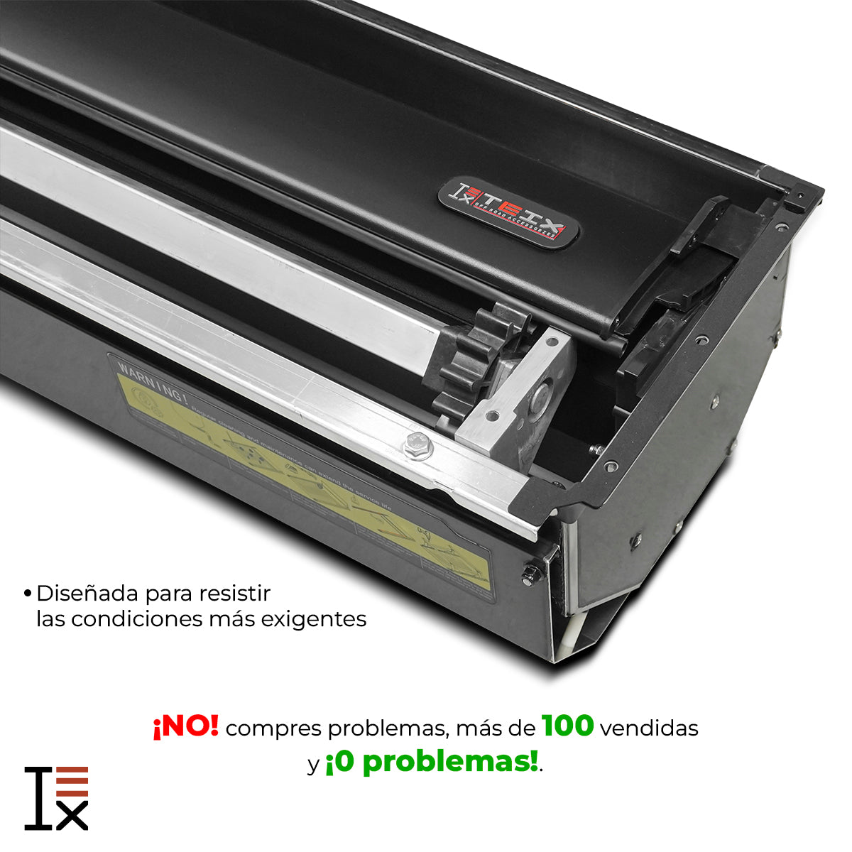 TAPA ELÉCTRICA TEIX POWER-X PARA CHEVROLET GMC SILVERADO SIERRA CHEYENNE 2014 - 2024 DOB CAB