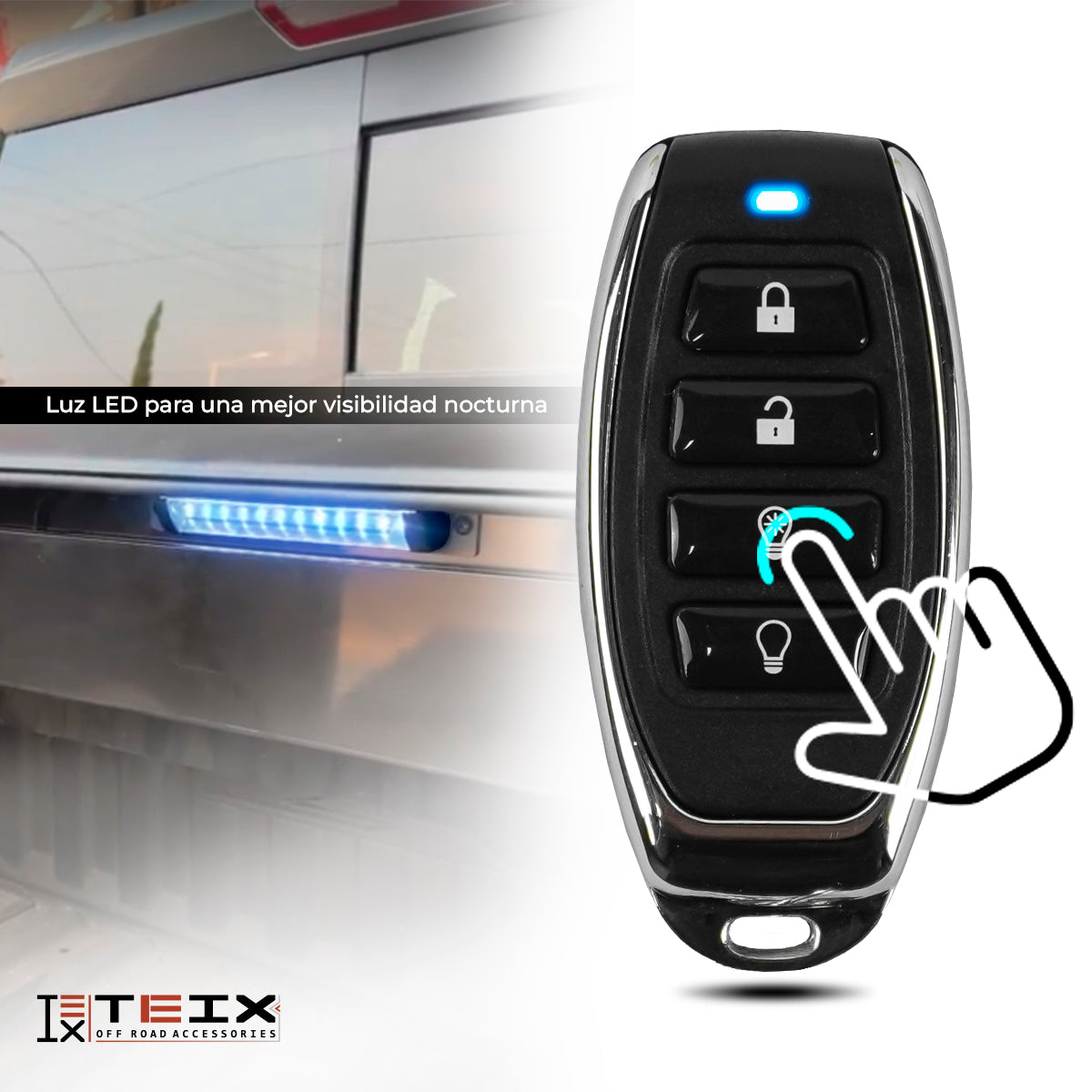TAPA ELÉCTRICA TEIX POWER-X PARA CHEVROLET GMC SILVERADO SIERRA CHEYENNE 2019 - 2024 6.5 CAB SENC
