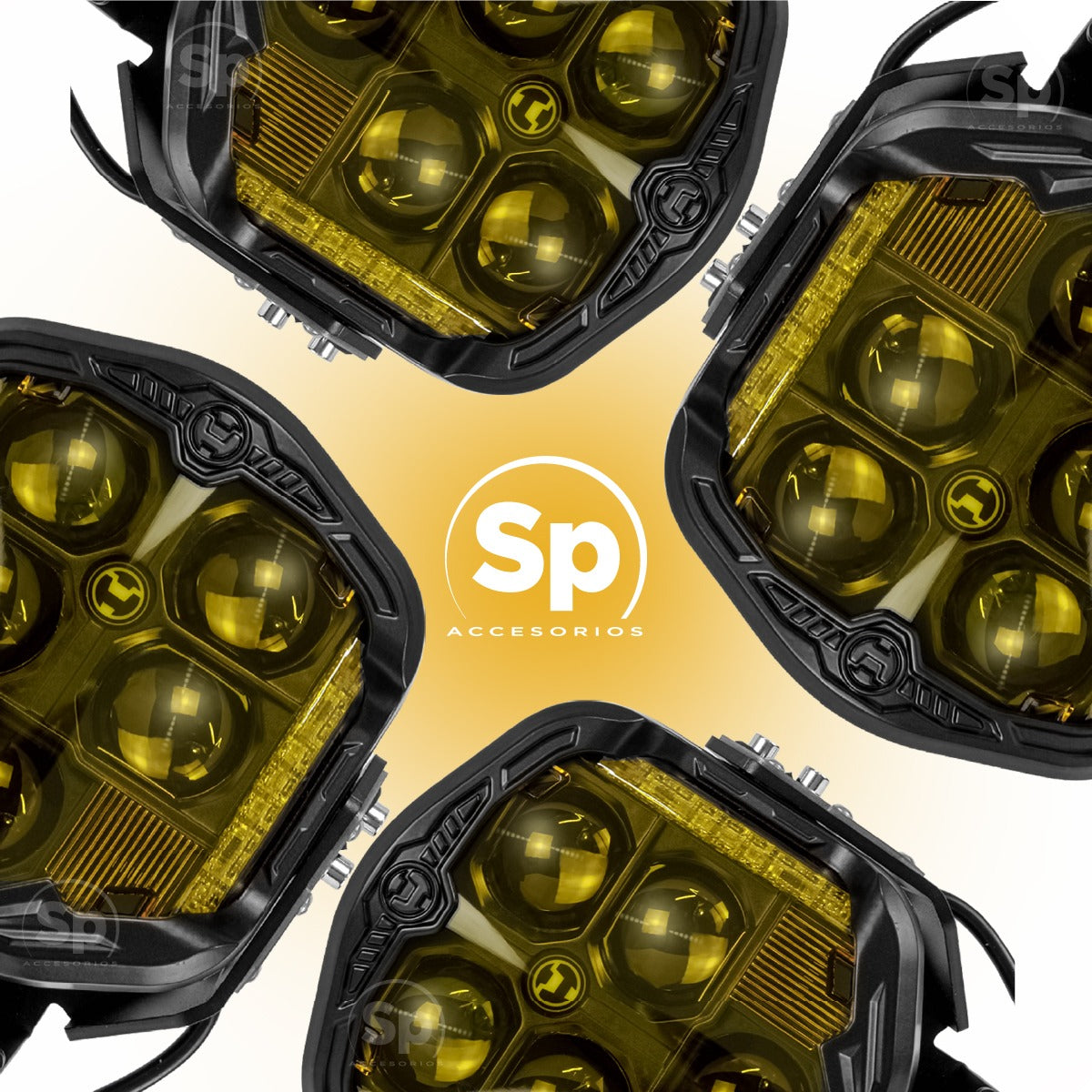 LUZ LED DUALLY SPOT AMBAR UNIVERSAL