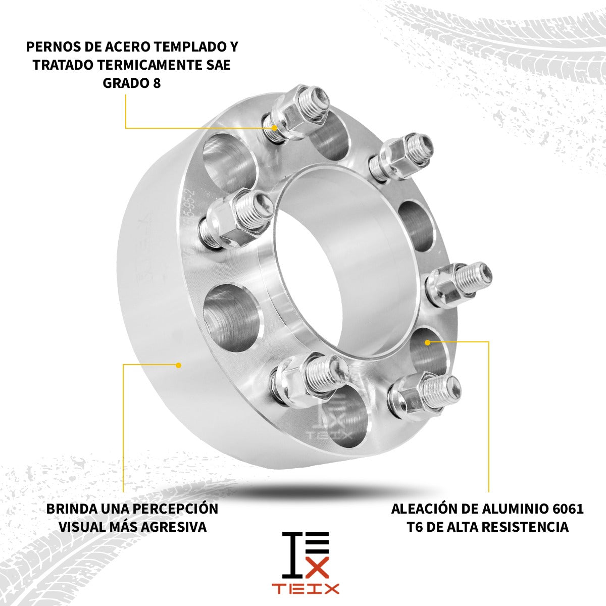Kit Espaciadores De Rines Tundra 2022-2025 De 2 Pulgadas 6X139.7 95mm 2" 14X1.5