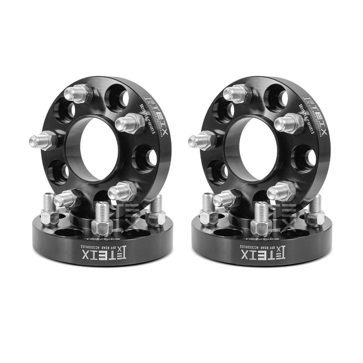 KIT ESPACIADORES 1" 5/115 LLANTA CB 71.6MM 14X1.5