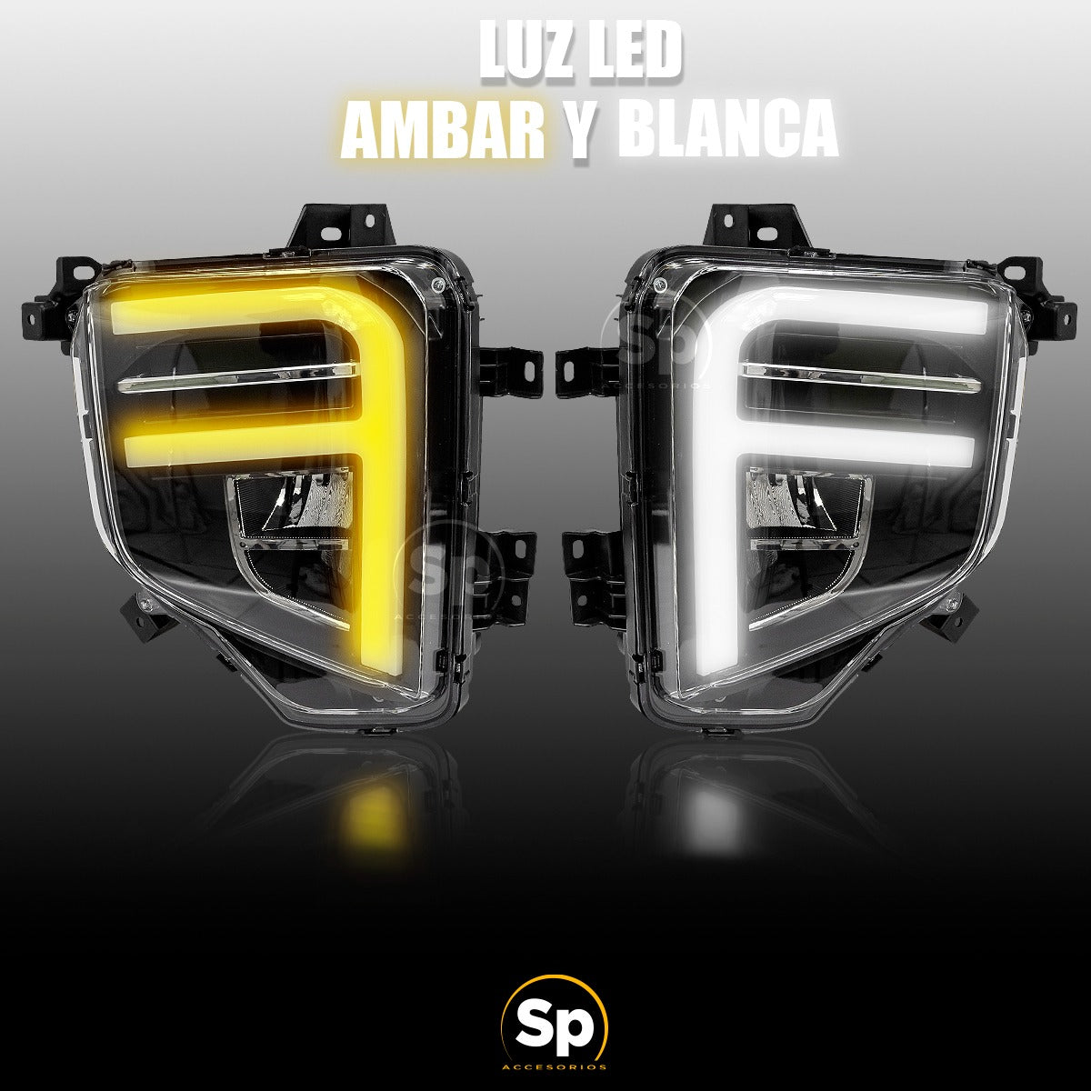 FAROS NIEBLA DRL LED MITSUBISHI TRITON L200 2019 A 2024