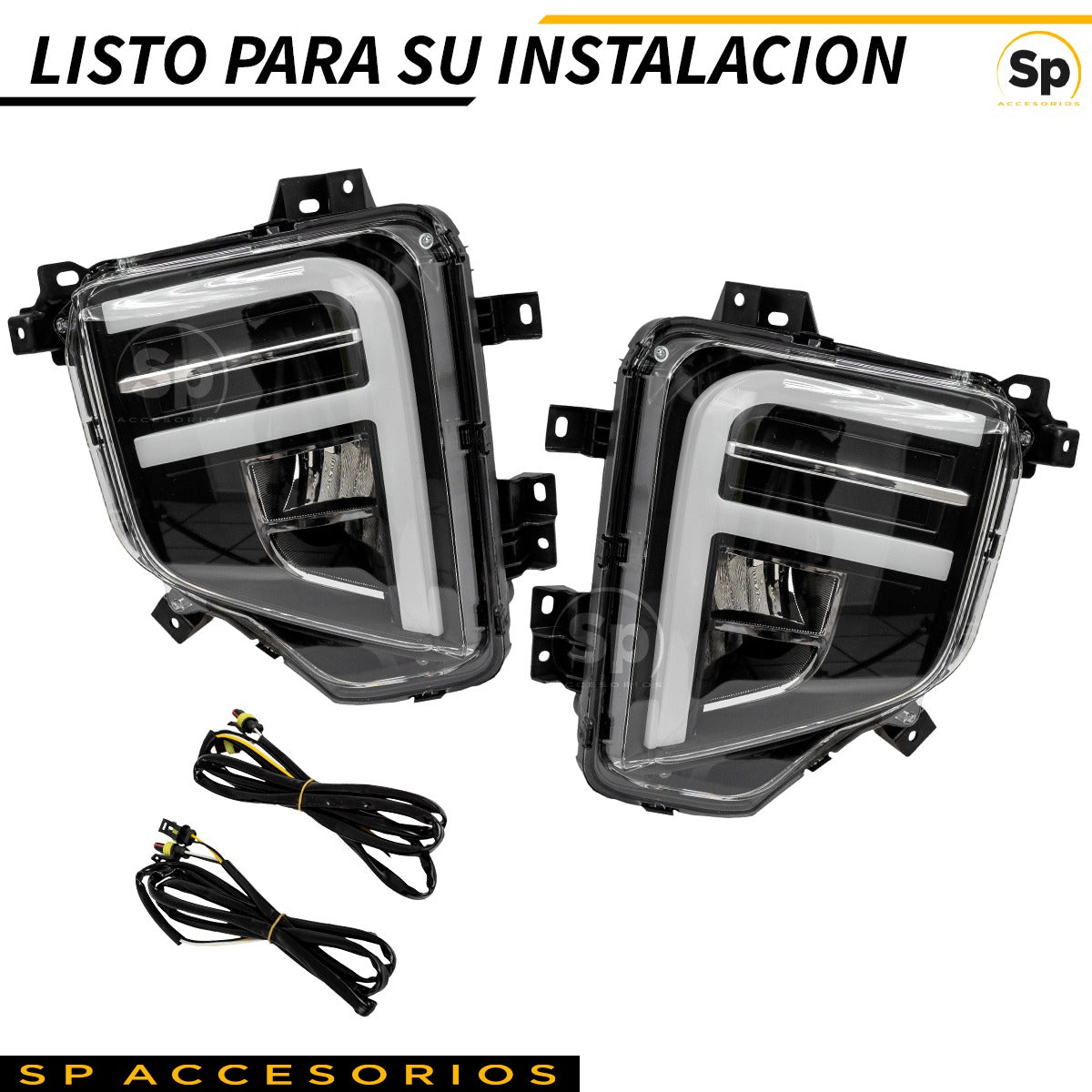 FAROS NIEBLA DRL LED MITSUBISHI TRITON L200 2019 A 2024