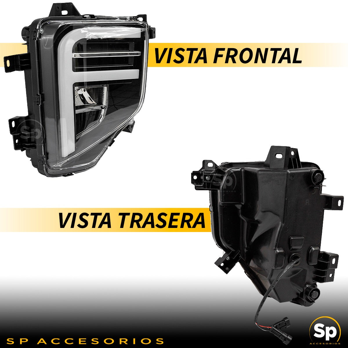 FAROS NIEBLA DRL LED MITSUBISHI TRITON L200 2019 A 2024