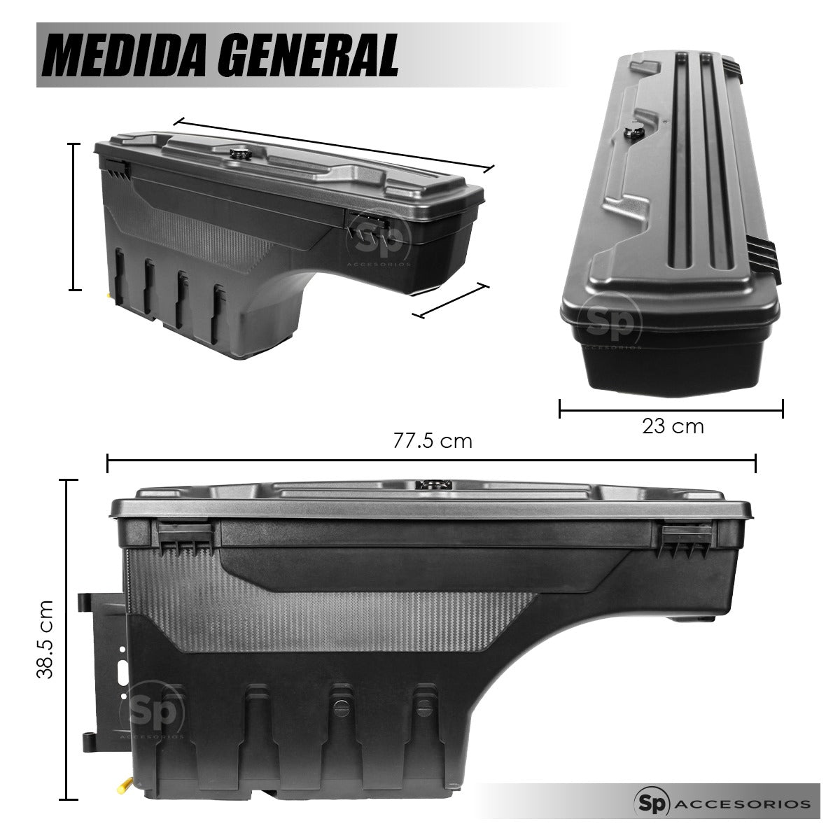 CAJA DE HERRAMIENTAS PLASTICA LATERAL