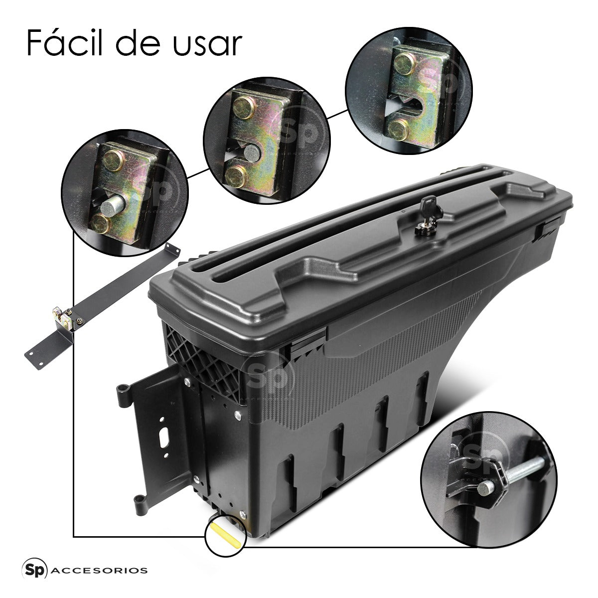CAJA DE HERRAMIENTAS PLASTICA LATERAL