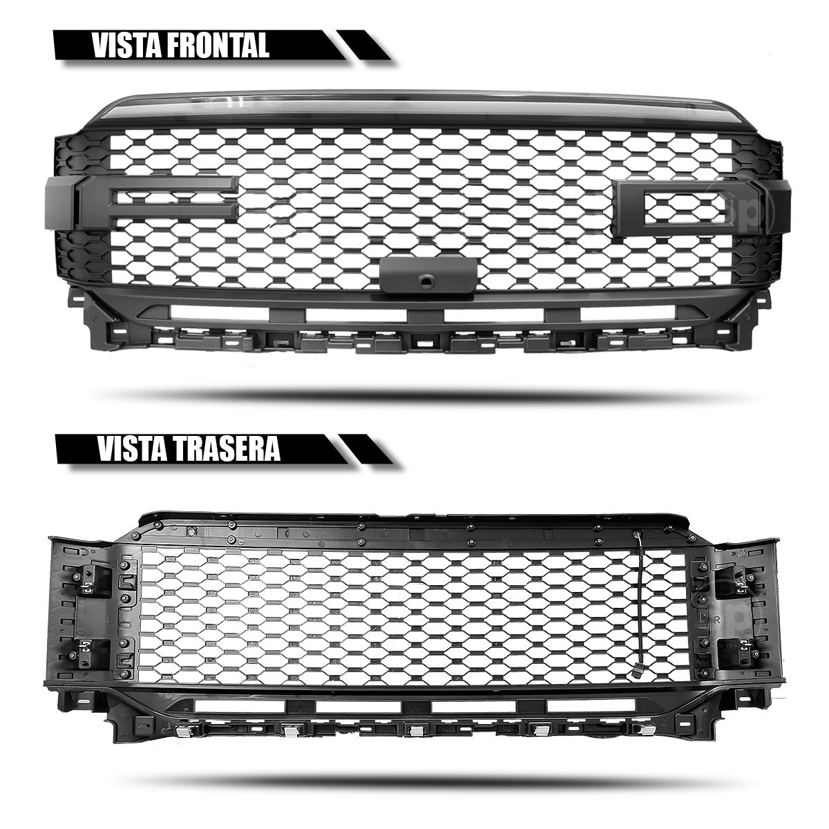 PARRILLA LED TIPO RAPTOR LÍNEA NUEVA PARA FORD LOBO F150 2021 - 2024