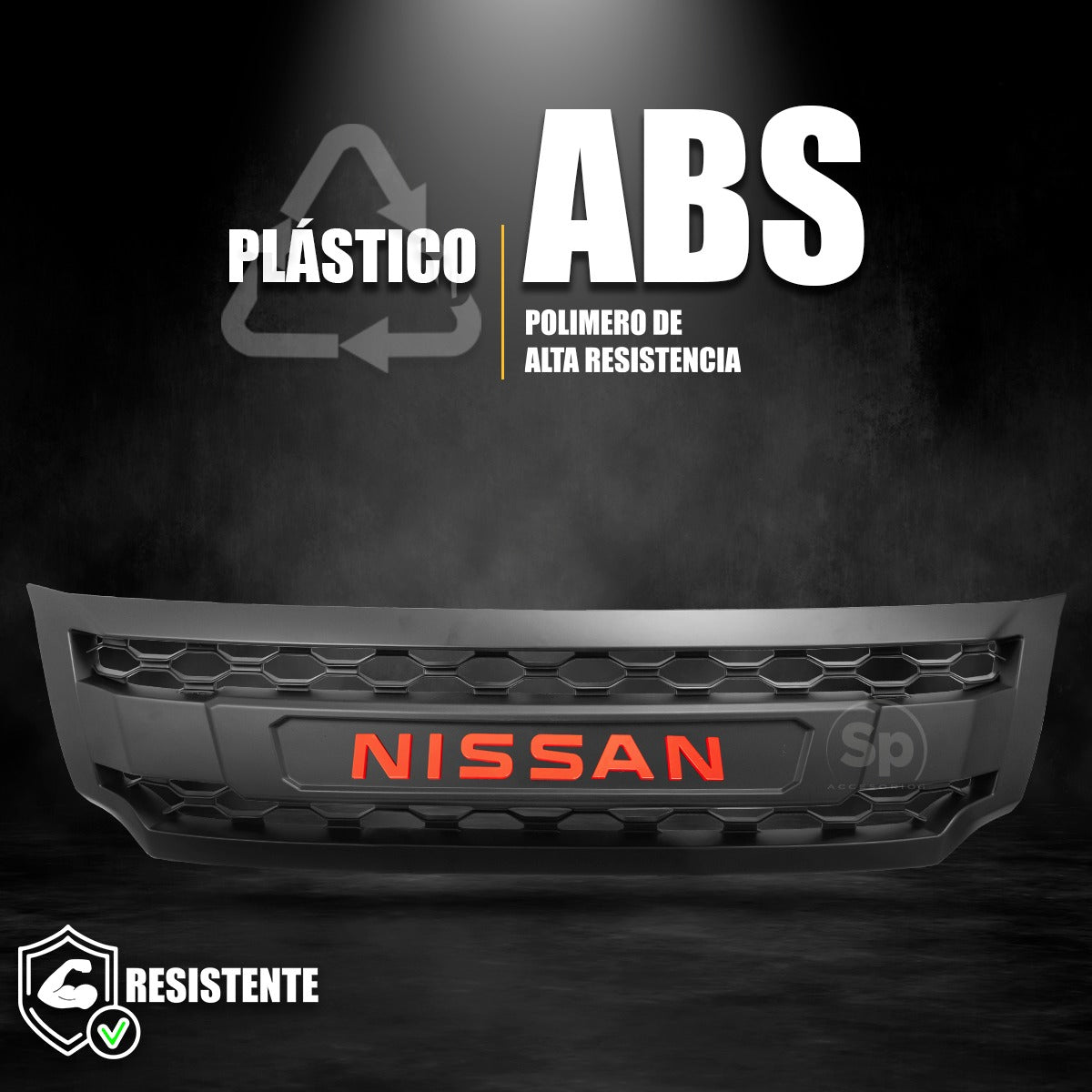 PARRILLA LED PARA NISSAN NP300 FRONTIER 2016 A 2023 OFF ROAD