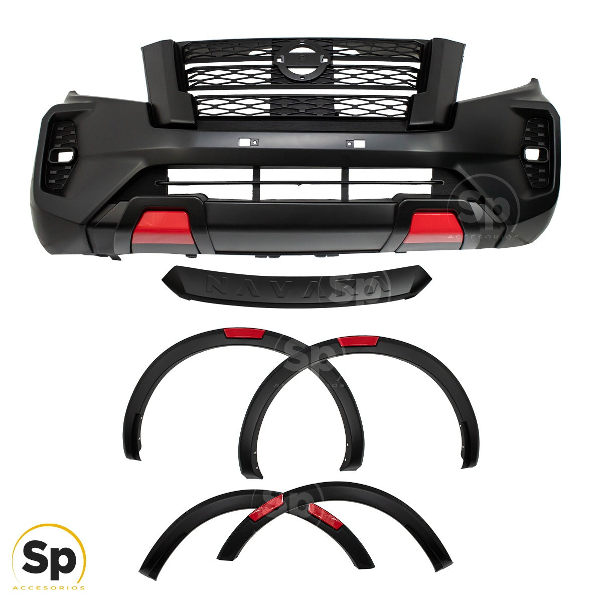 BODY KIT PARA NISSAN NP300 FRONTIER 2016-2020 CONVERSION A NP300 FRONTIER 2021 Pro4x