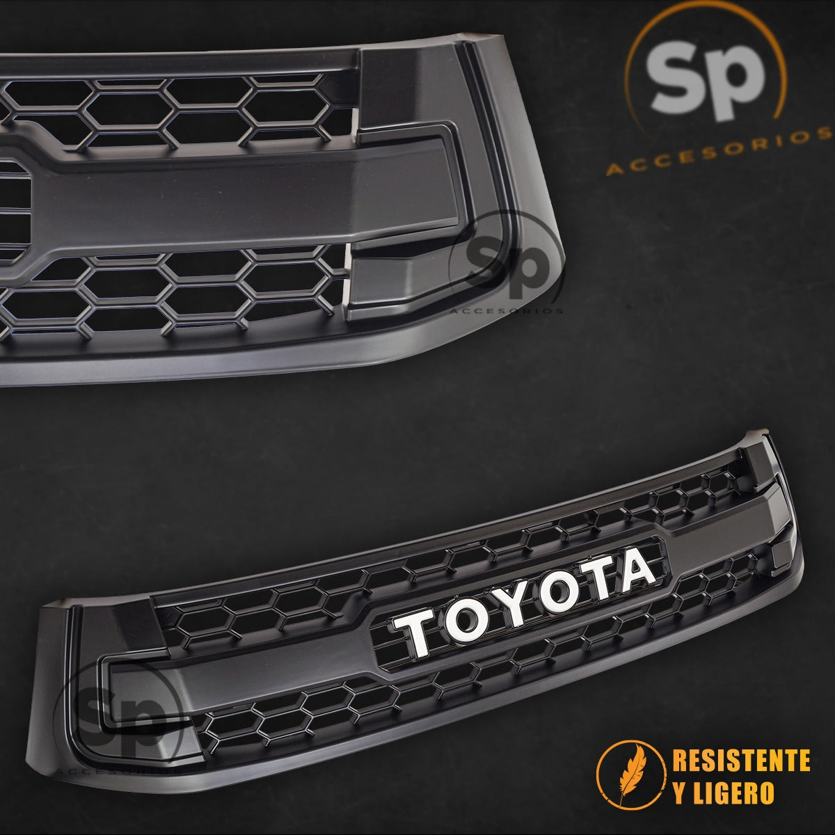 PARRILLA TRD PARA TOYOTA HILUX 2016 A 2023 OFF ROAD