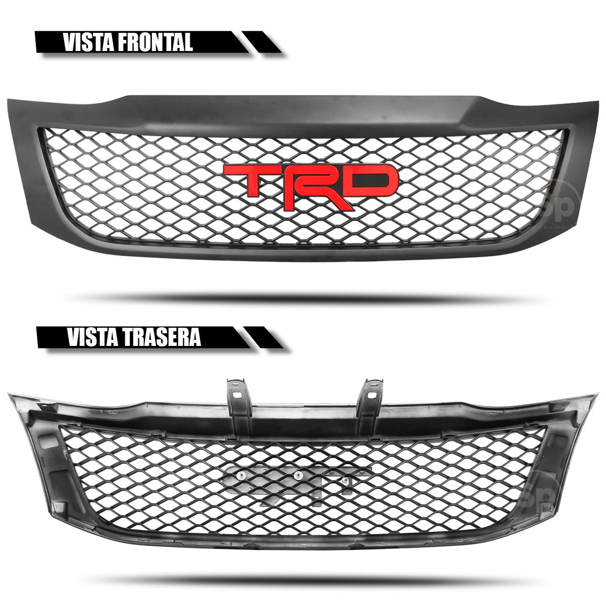 PARRILLA TRD PARA TOYOTA HILUX 2012 A 2015