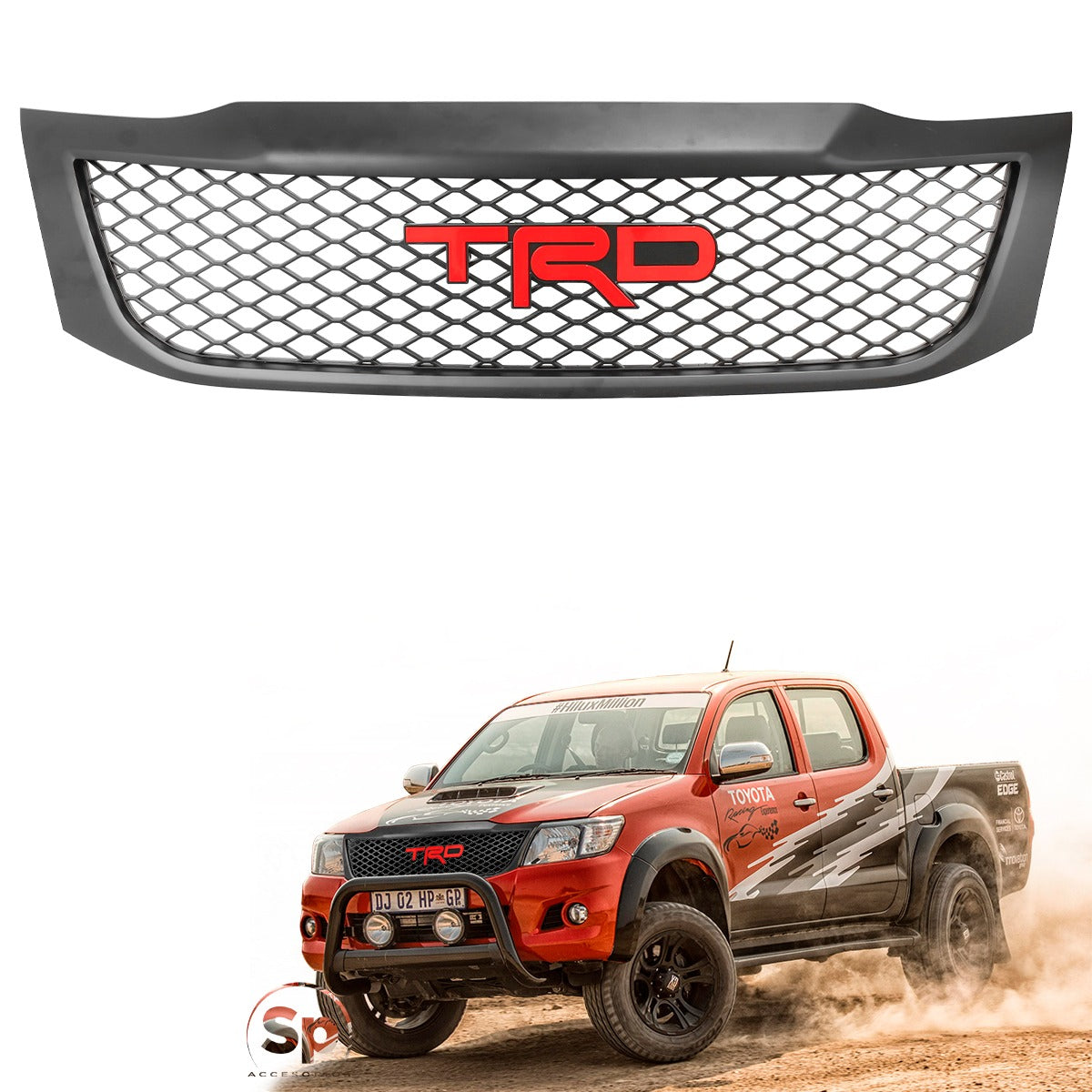 PARRILLA TRD PARA TOYOTA HILUX 2012 A 2015