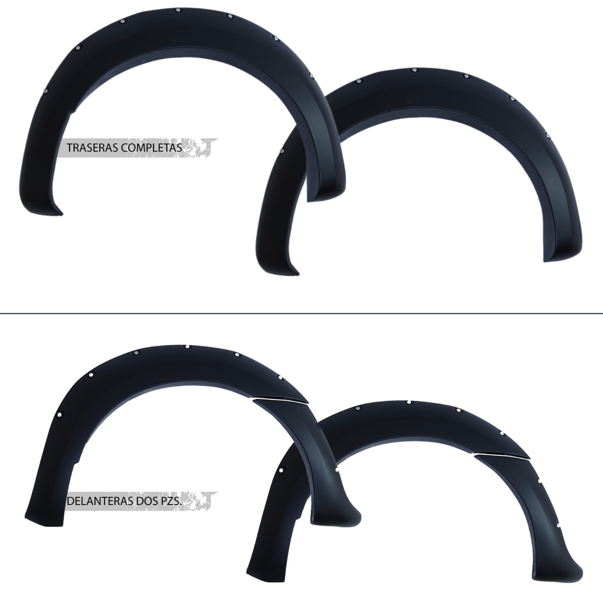 CANTONERAS PARA FORD RANGER 2016 A 2020 ABS REMACHES Y LED