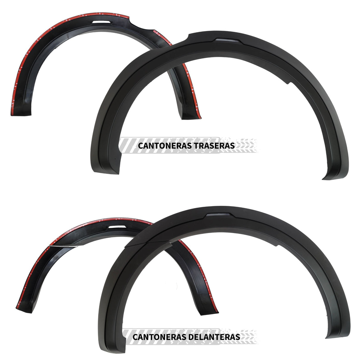 CANTONERAS PARA FORD RANGER 2016 A 2020 ABS REMACHES Y LED