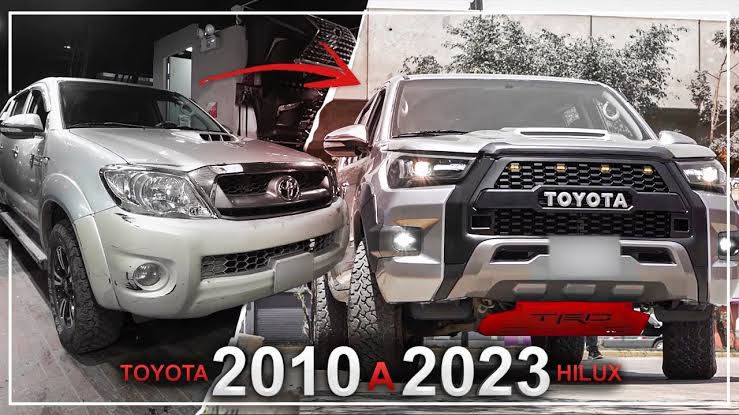 BODYKIT CONVERSIÓN PARA TOYOTA HILUX 2009 - 2015 A HILUX 2023