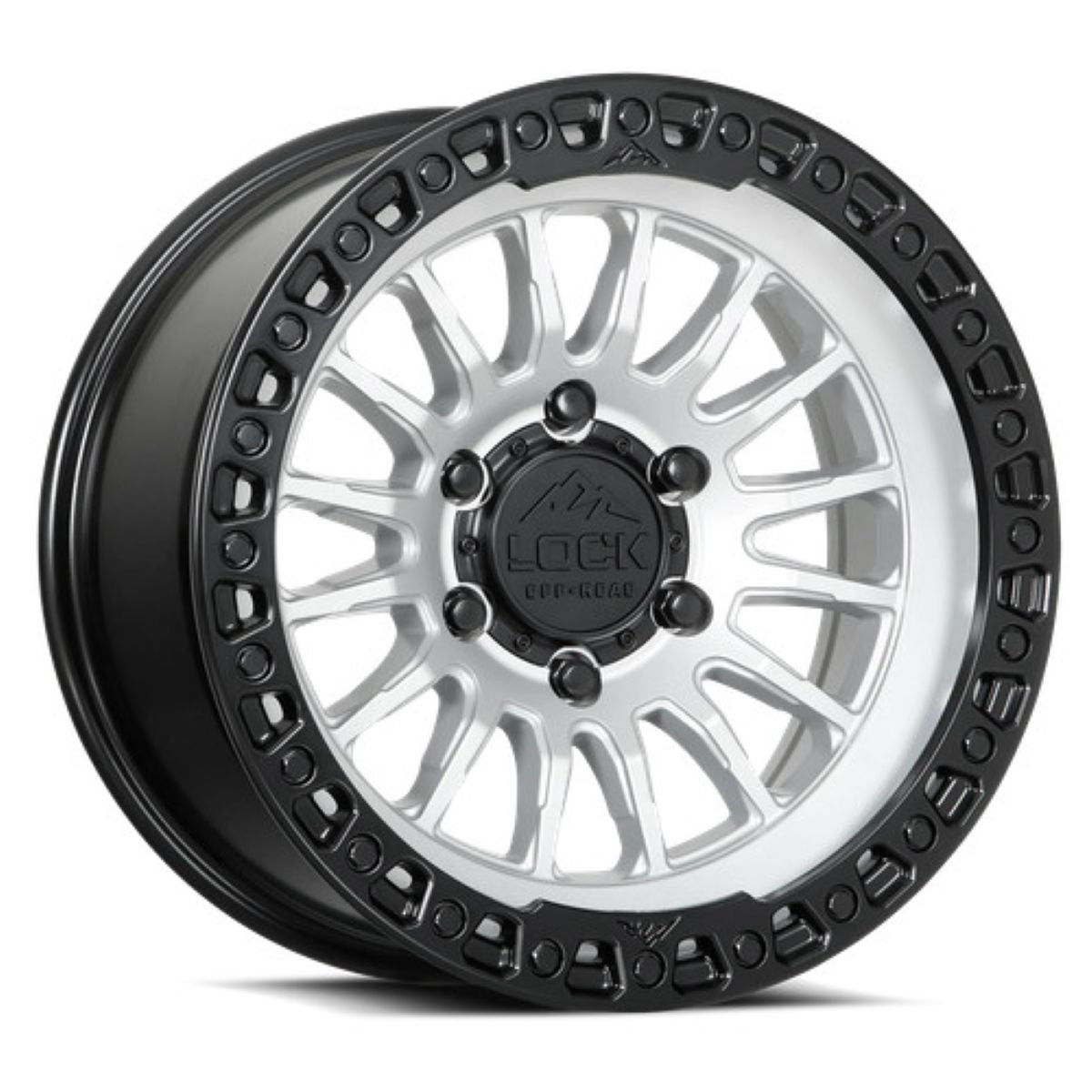 Rin Lock Grit 17x9 6x139.7 ET-12 Matte Silver