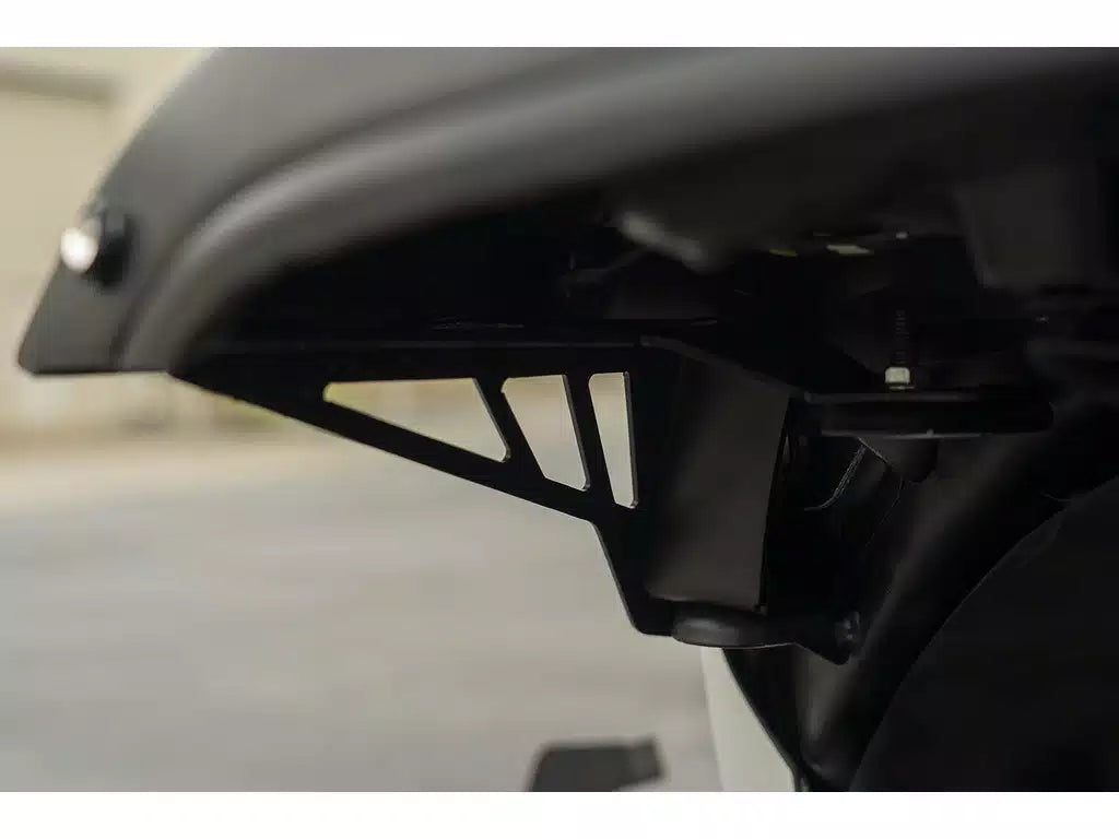 SET DE SOPORTES DE CORTE RUGGED RIDGE CON DRL PARA CANTONERA/ JEEP GLADIADOR-WRANGLER JL OVERLAND SAHARA SPORT 2020-2023