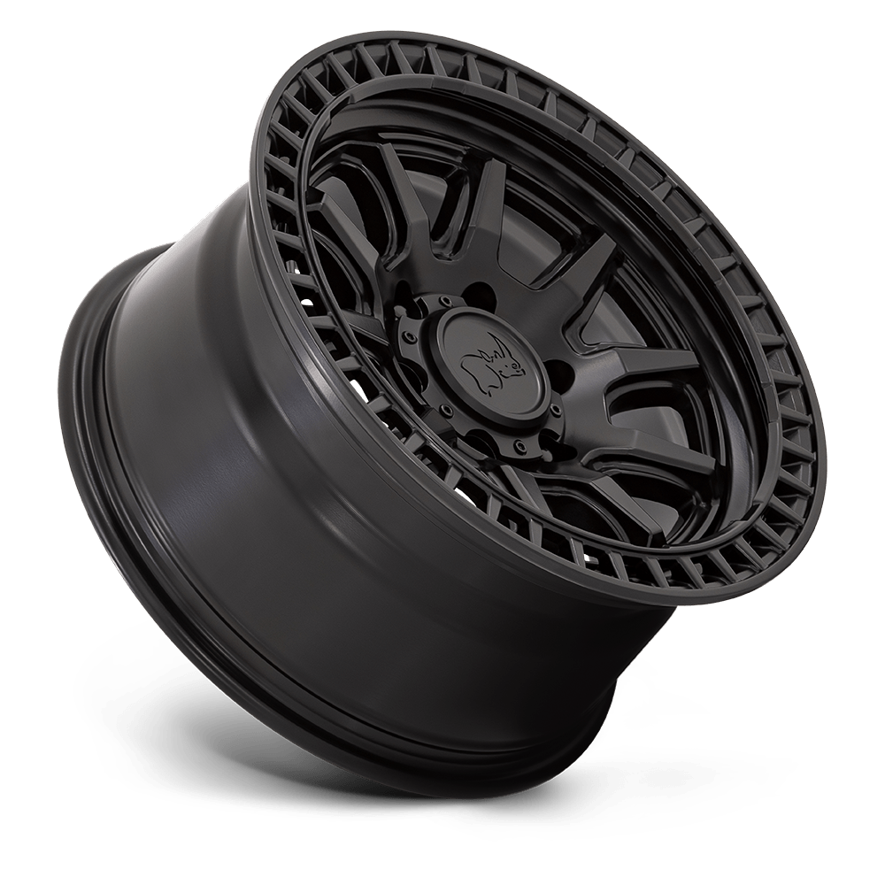 RINES BLACK RHINO CALICO 17x8.5 6X139.7 ET 00 CB 106.1 MATTE BLACK