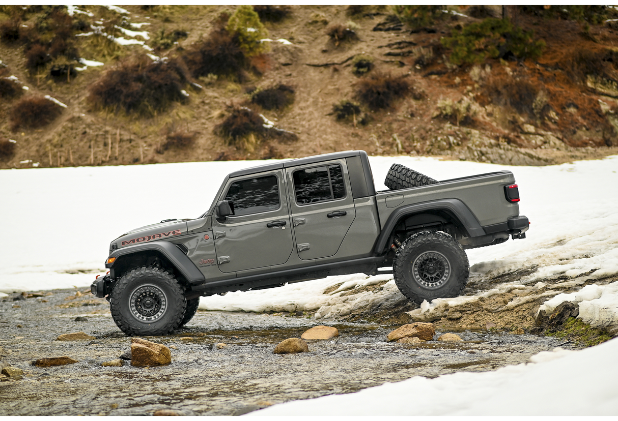 RINES BLACK RHINO 17X9 6X139.7 CB106.1 ET-12 ALPHA MATTE BLACK W/ GUNMETAL LIP