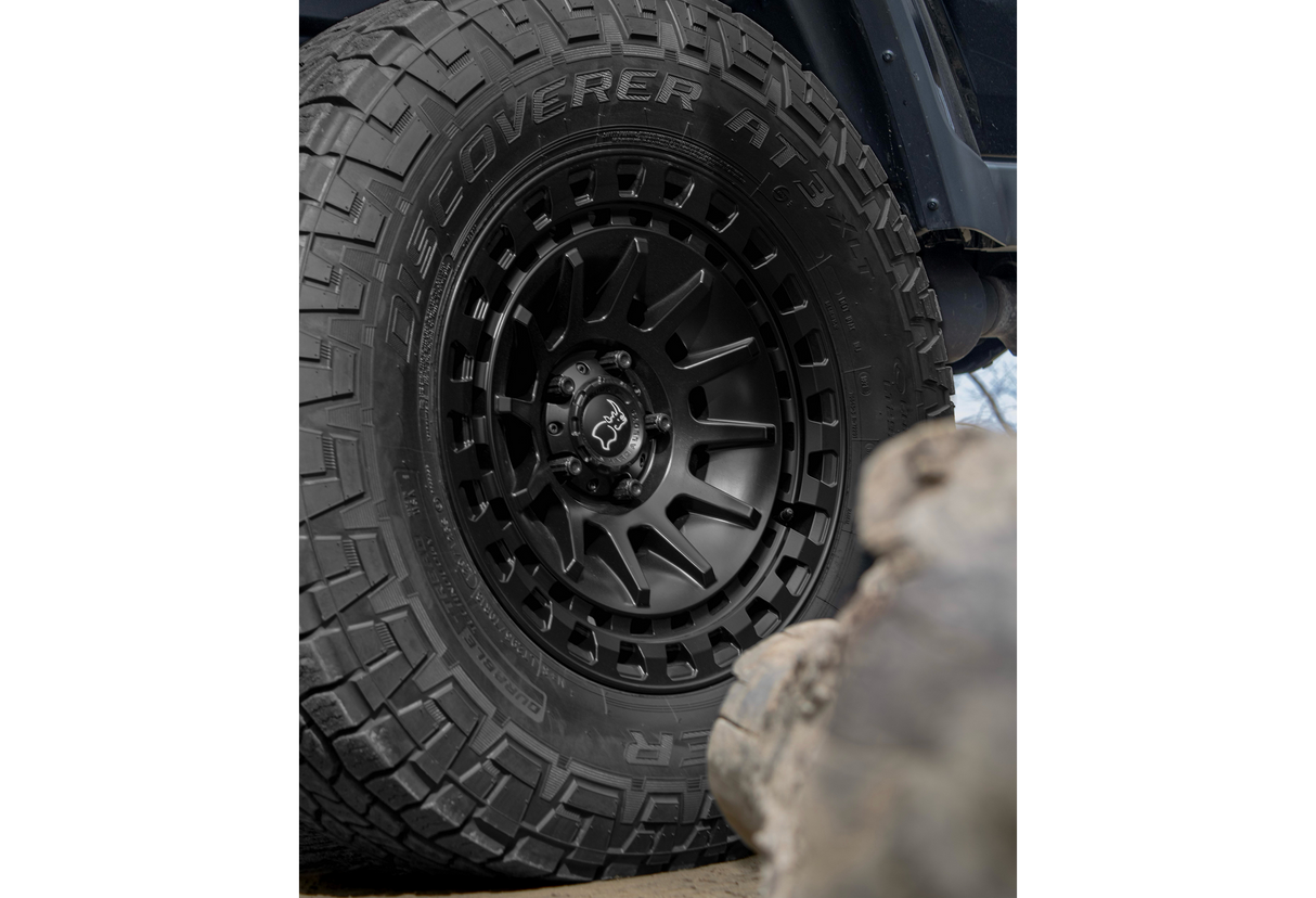 RINES BLACK RHINO 17X8.5 6X139.7 CB106.1 ET-10 BARRAGE MATTE BLACK