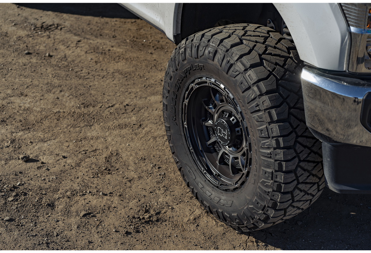 RINES BLACK RHINO 17X9 6X139.7 CB106.1 ET0 LEGION MATTE BLACK GRAY TINT