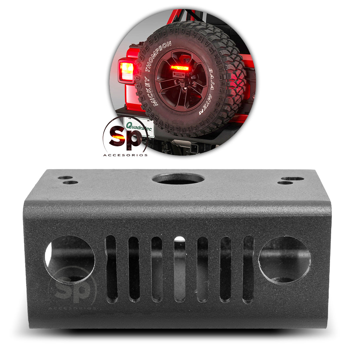 SOPORTE LUZ DE STOP PARA JEEP WRANGLER JL 2018 - 2024
