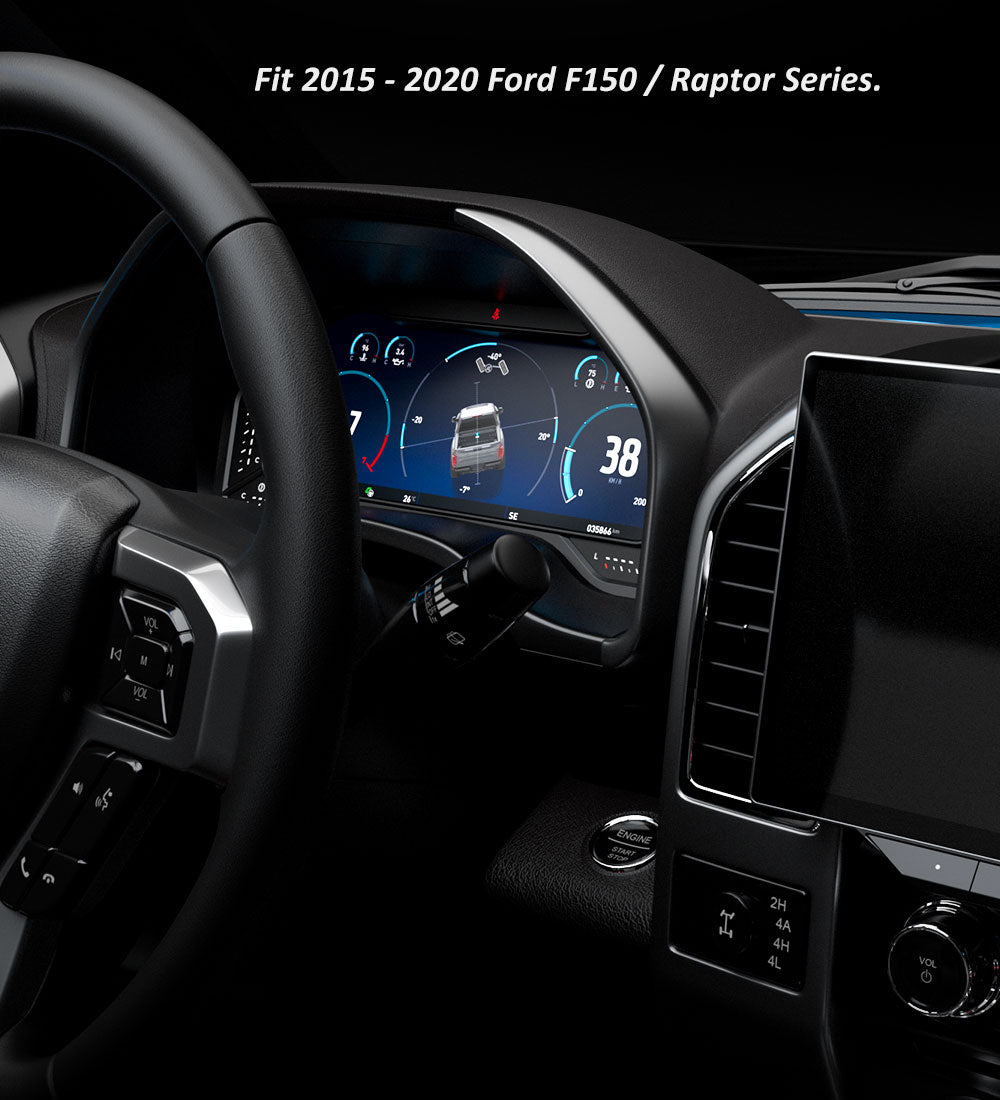 CAROBOTOR F-PRO DIGITAL DASHBOARD CLUSTER FIT FORD F-150/RAPTOR SERIES 2015-2020