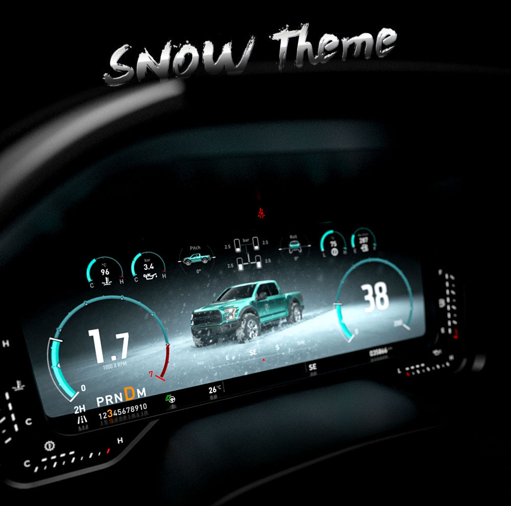 CAROBOTOR F-PRO DIGITAL DASHBOARD CLUSTER FIT FORD F-150/RAPTOR SERIES 2015-2020