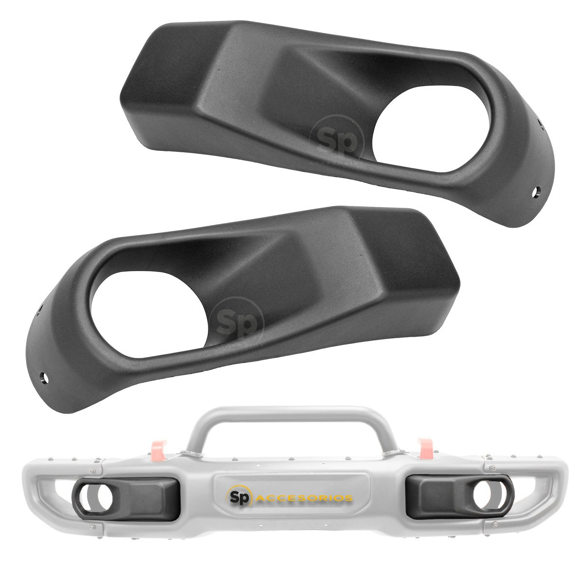 PIEZA DE PLÁSTICO BORDE DE LUZ ANTINIEBLA PARACHOQUES DELANTERO JL