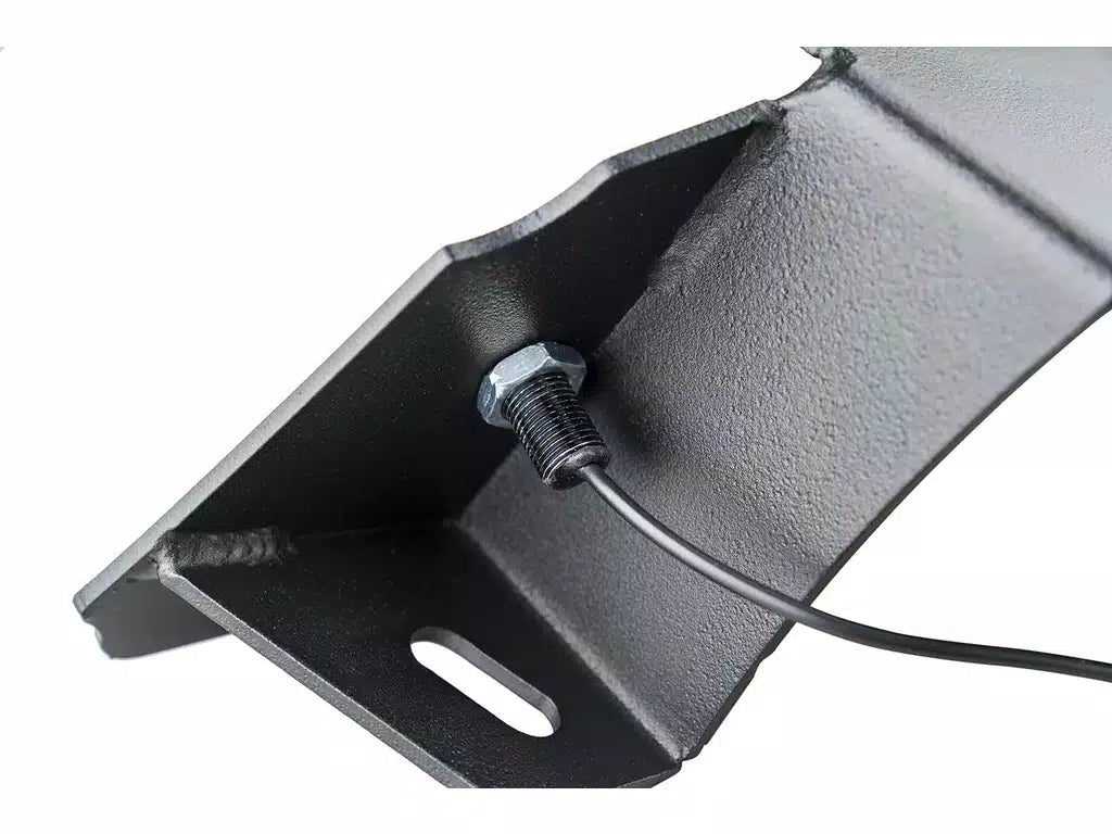 SET DE SOPORTES DE CORTE RUGGED RIDGE CON DRL PARA CANTONERA/ JEEP GLADIADOR-WRANGLER JL OVERLAND SAHARA SPORT 2020-2023