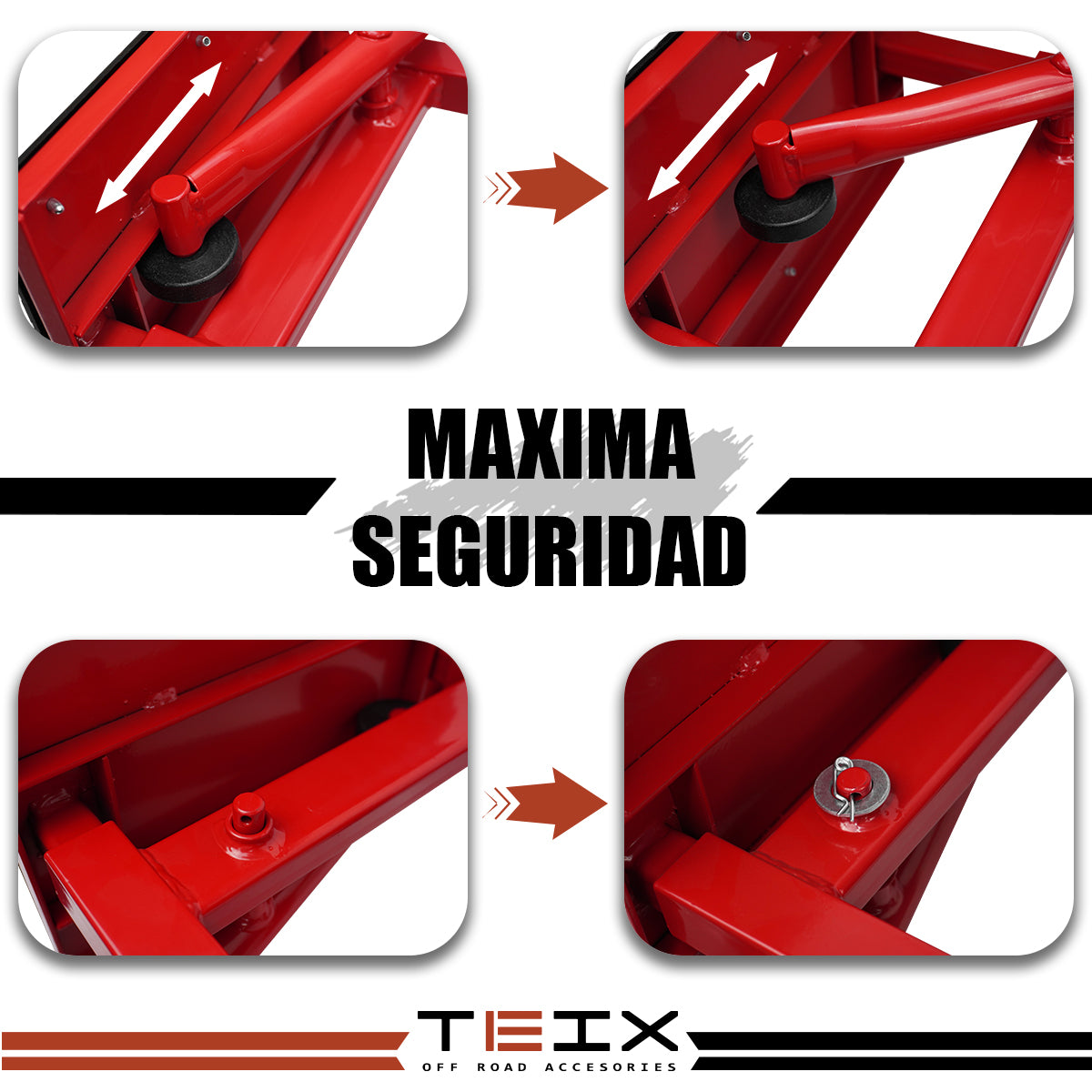 BANCO GATO MOTO MOTOCROSS ENDURO ROJO