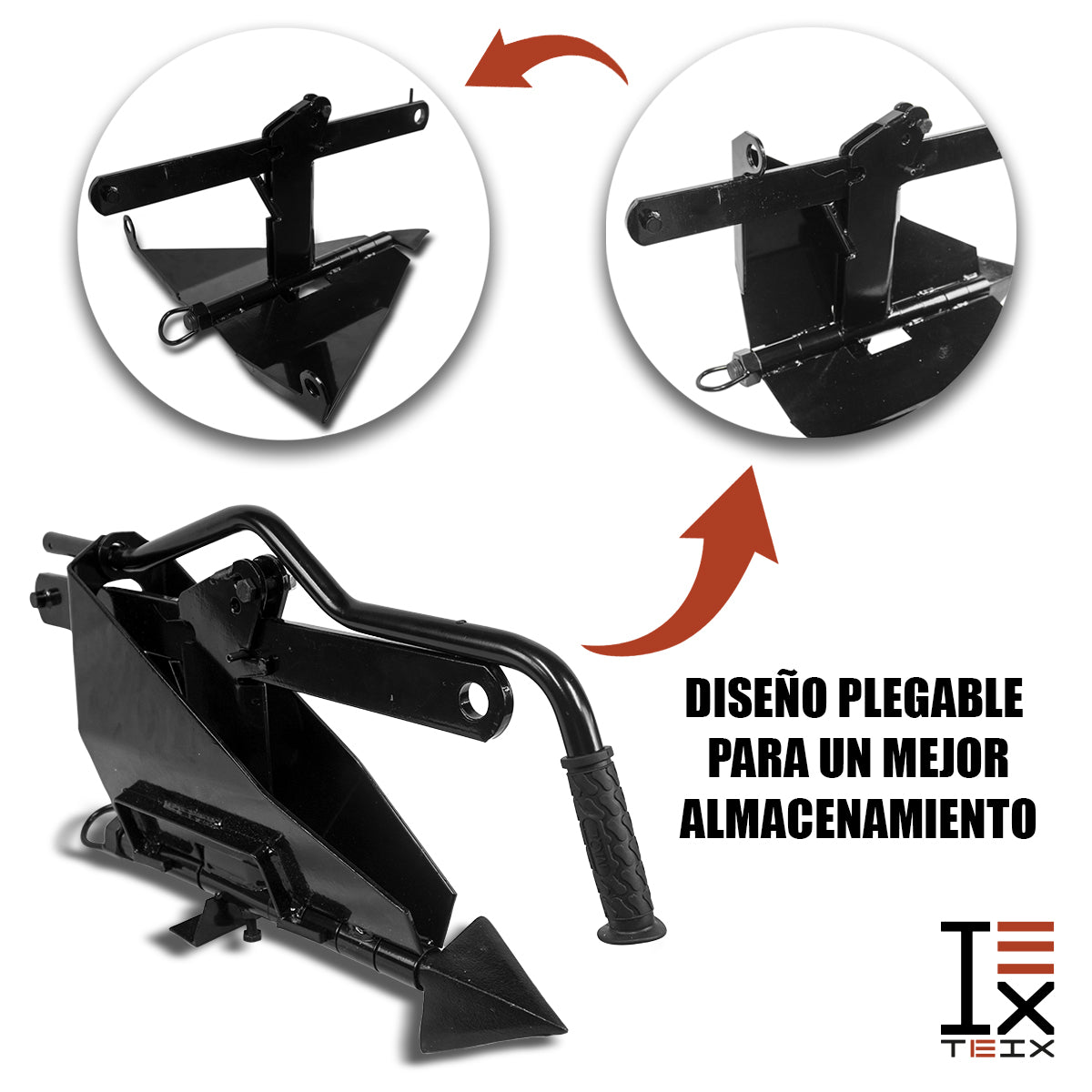 ANCLA RECUPERADORA PARA TIERRA ARENA NIEVE CON GRILLETE TEIX