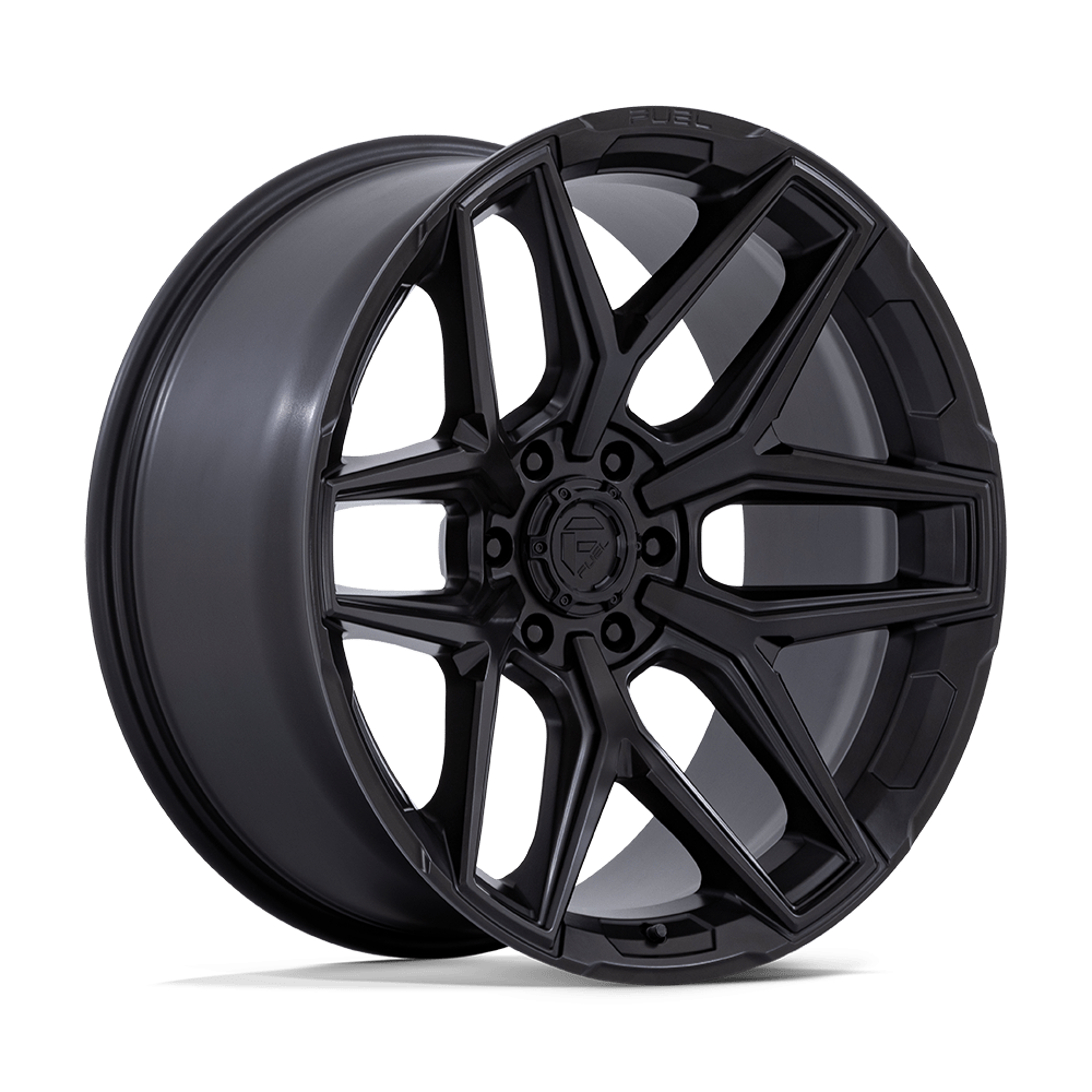 RINES FUEL FC854-FLUX 18X9.0 6X139.7 ET 20 BLACKOUT CB 106.1