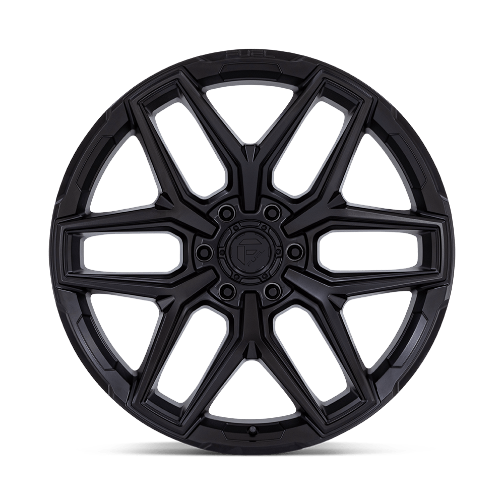 RINES FUEL FC854-FLUX 18X9.0 6X139.7 ET 20 BLACKOUT CB 106.1