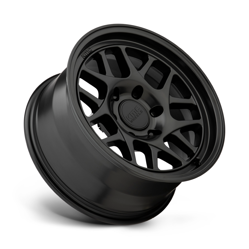 RINES KMC KM717-BULLY OL 17x8.5 6X114.3 ET 18 SATIN BLACK CB 66.1