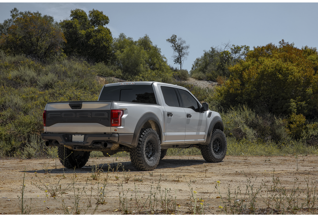 RINES KMC 17X8.5 6X139.7 CB106.1 ET0 KM718 SUMMIT SATIN BLACK W/ GRAY TINT