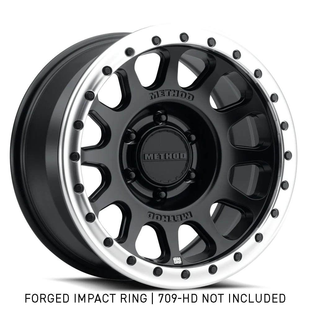 ANILLO DE IMPACTO FORJADO RIN 17" METHOD/ PLATA BEADLOCK