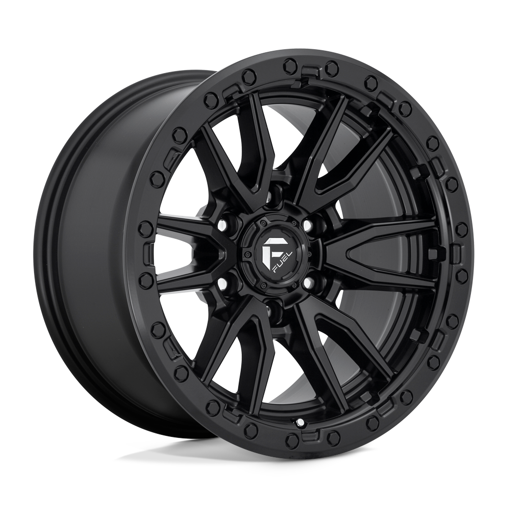 RINES FUEL D679-REBEL/ 18X9.0 6X139.7/ ET 20/ CB 106.1/ MATTE BLACK