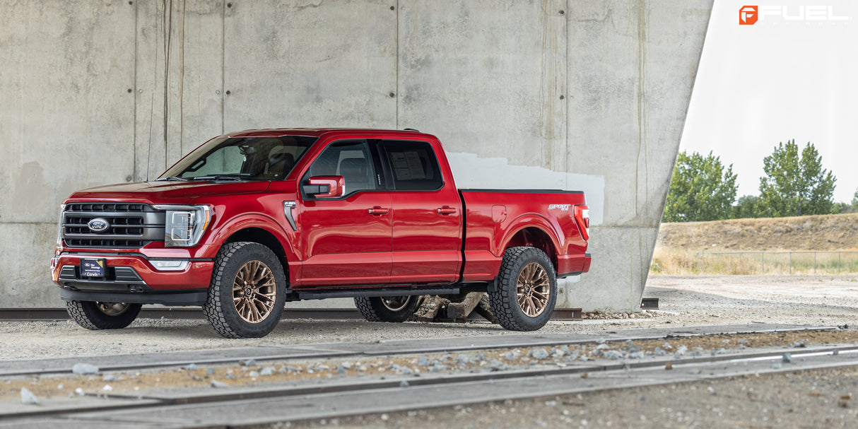 RINES FUEL 17X9 6X139.7 CB106.1 ET-12 D850 PLATINUM BRONZE MILLED