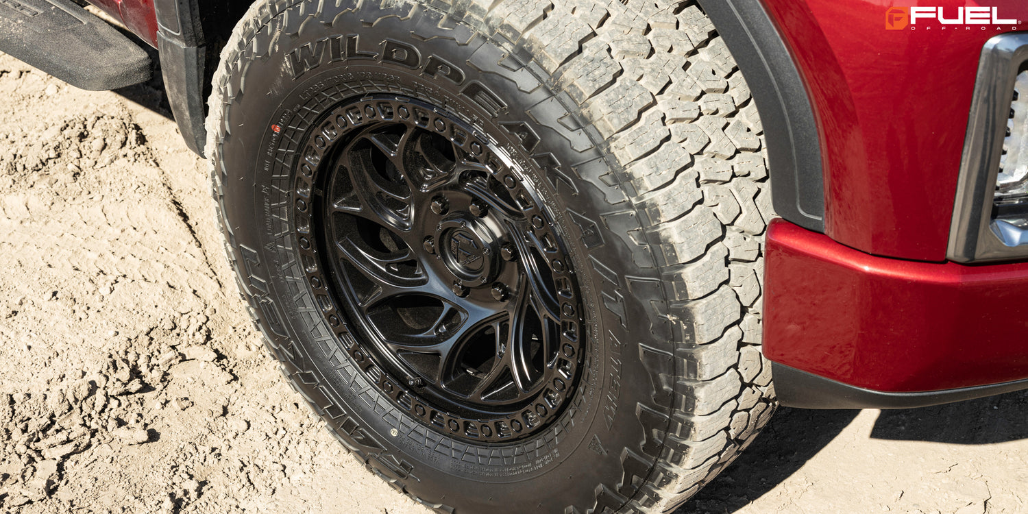 RINES FUEL 17X9 6X139.7 CB106.1 ET-12 D852 BLACKOUT