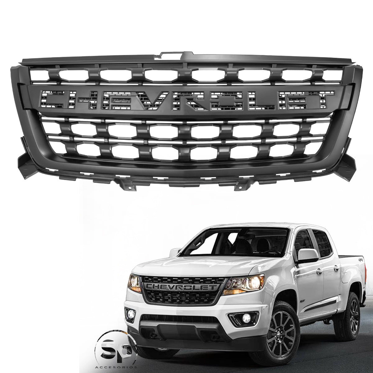 PARRILLA TIPO ZR2 PARA CHEVROLET COLORADO 2016 - 2018