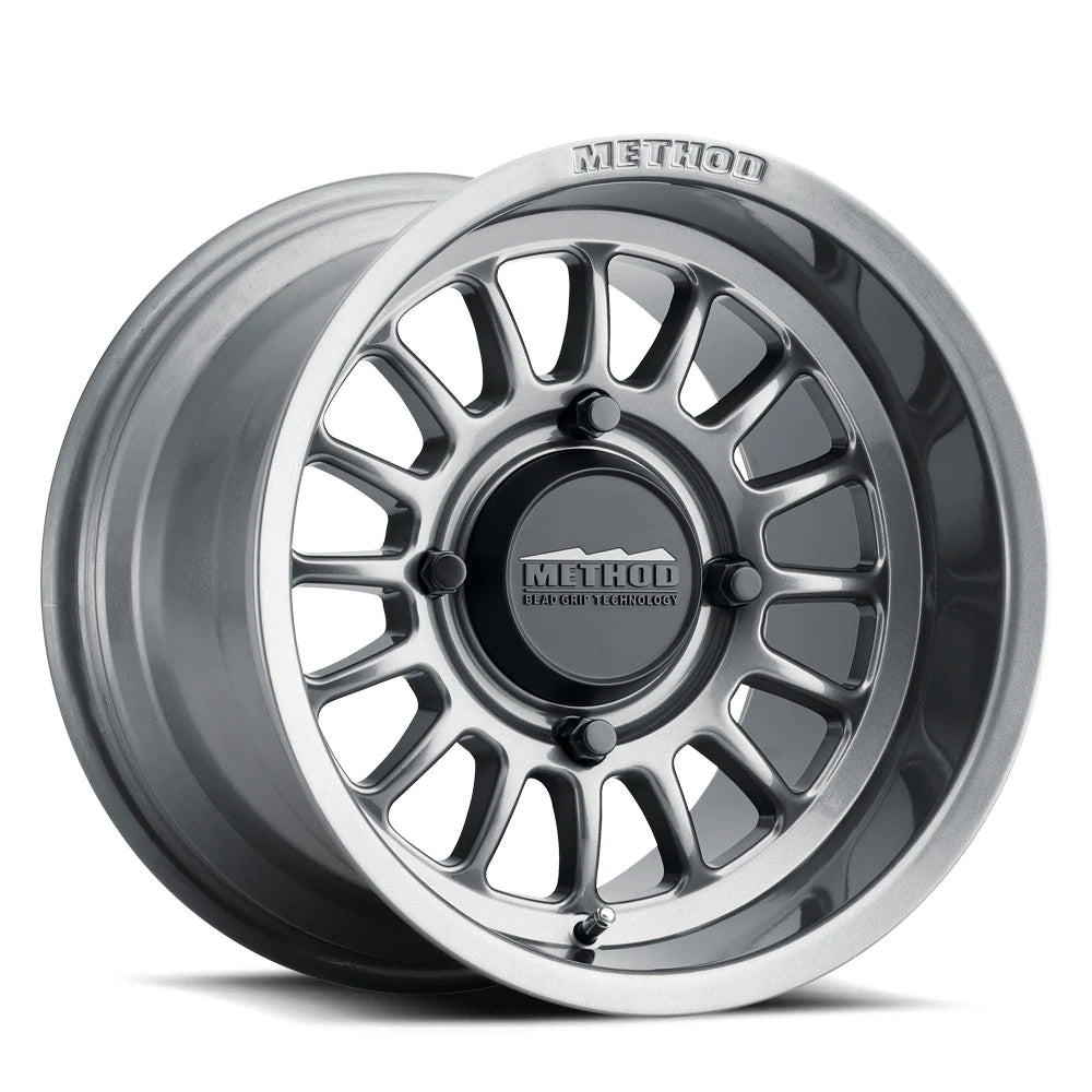 RINES METHOD MR411 15X7 4X136 CB106.25 ET4+3 / +13 GLOSS TITANIUM