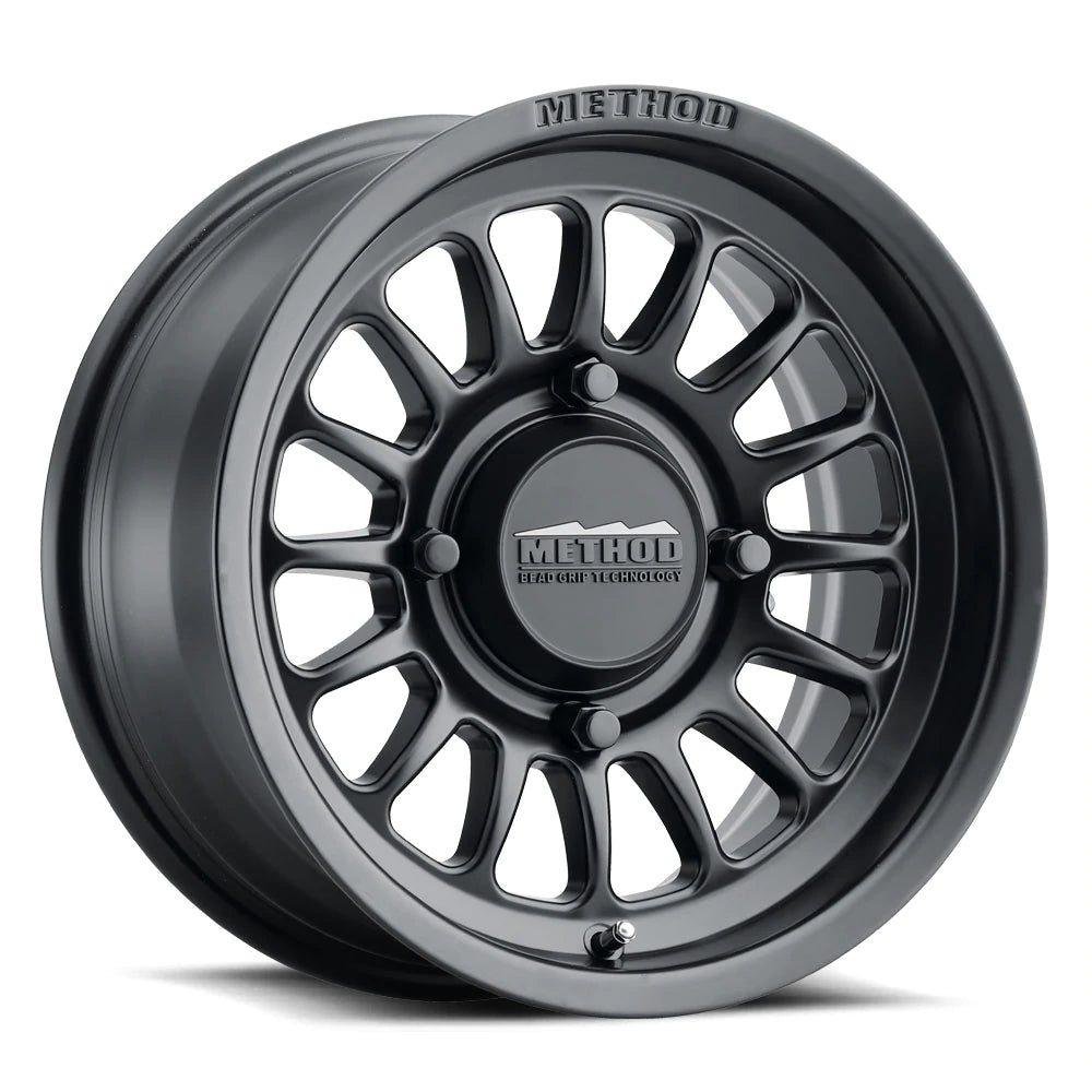RINES METHOD MR411 15X7 4X136 CB106.25 ET4+3 / +13 MATTE BLACK