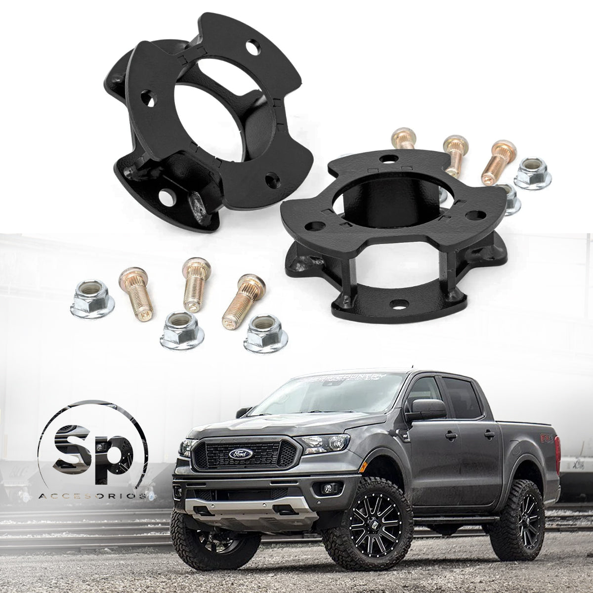 KIT DE NIVELACIÓN DE 2,5" PARA FORD RANGER 2WD/4WD 2013 - 2021