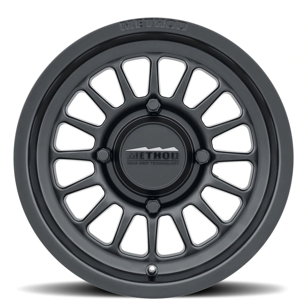 RINES METHOD MR411 15X7 4X136 CB106.25 ET4+3 / +13 MATTE BLACK