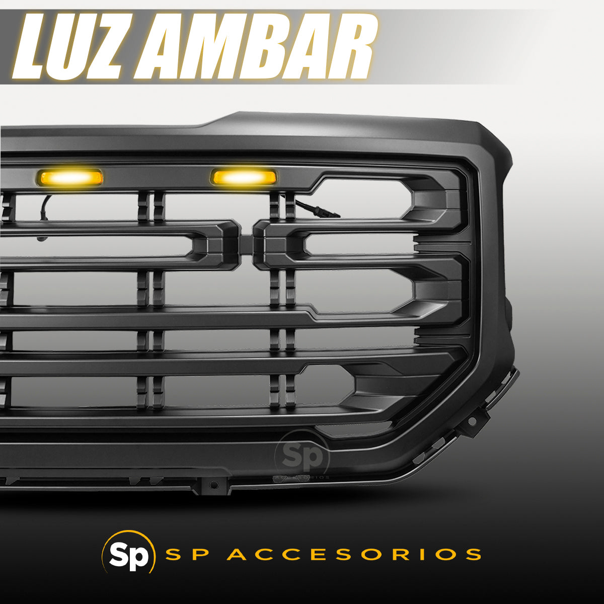 PARRILLA GMC PARA SIERRA 2016 A 2018 CON LED